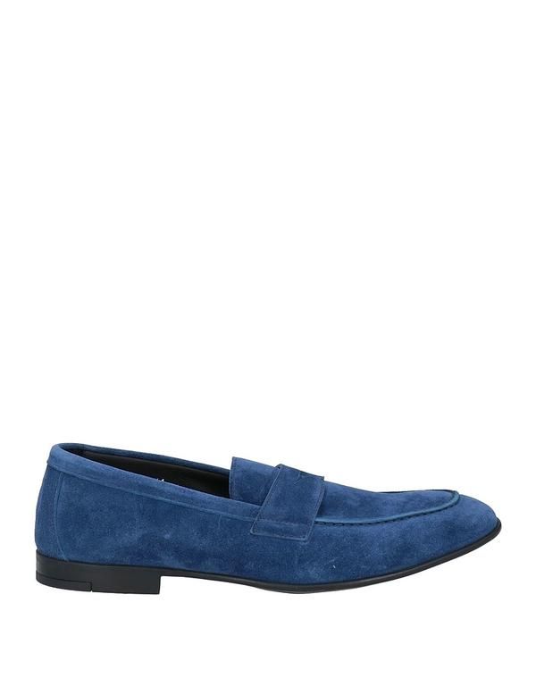 ドンカルズ メンズ シューズ スリッポン・ローファー DOUCALS モカシン Blue ブルー
