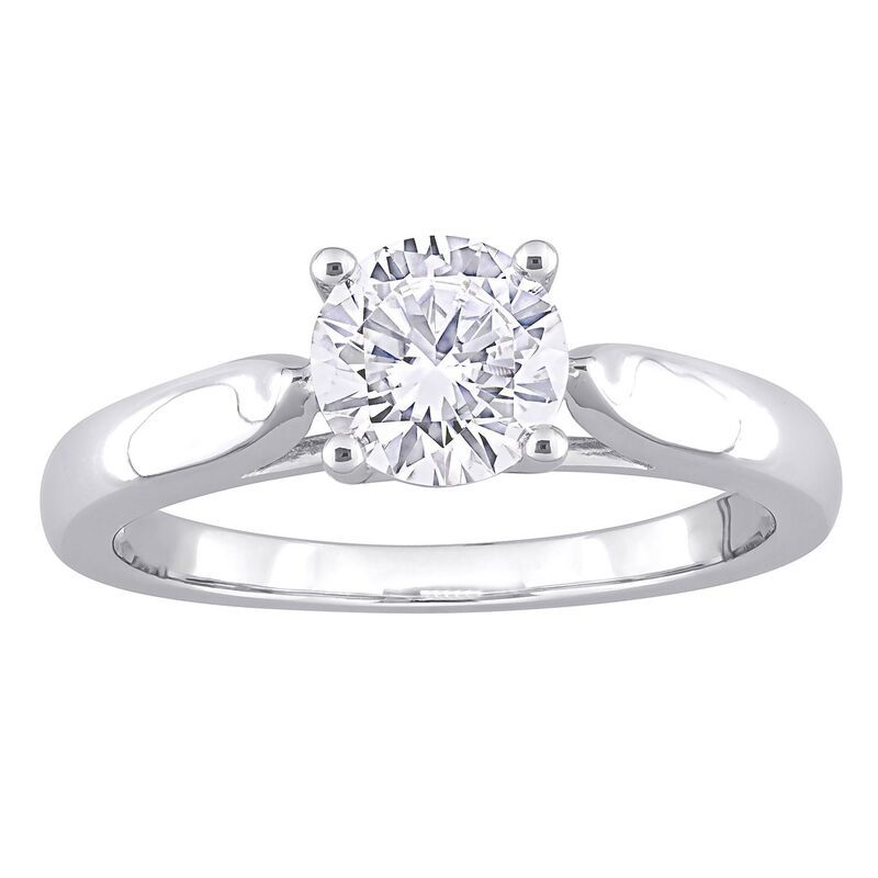 ステラ グレース レディース アクセサリー リング Stella Grace Sterling Silver LabCreated Moissanite Solitaire Ring Sterling