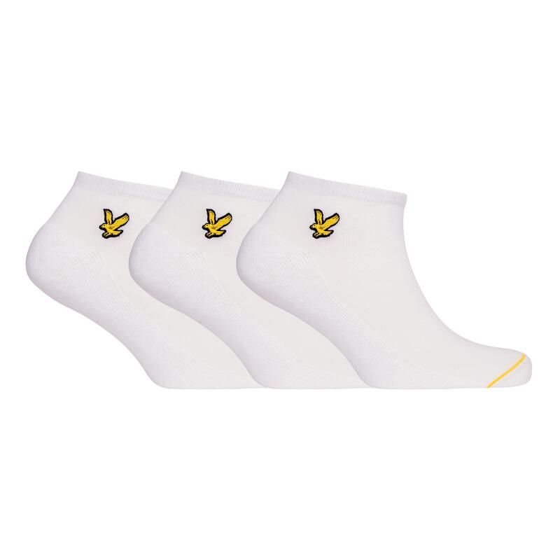 ライルアンドスコット メンズ アンダーウェア 靴下 アンクル Lyle and Scott Lyle 3P Ankle Socksn63 Bright White ホワイト