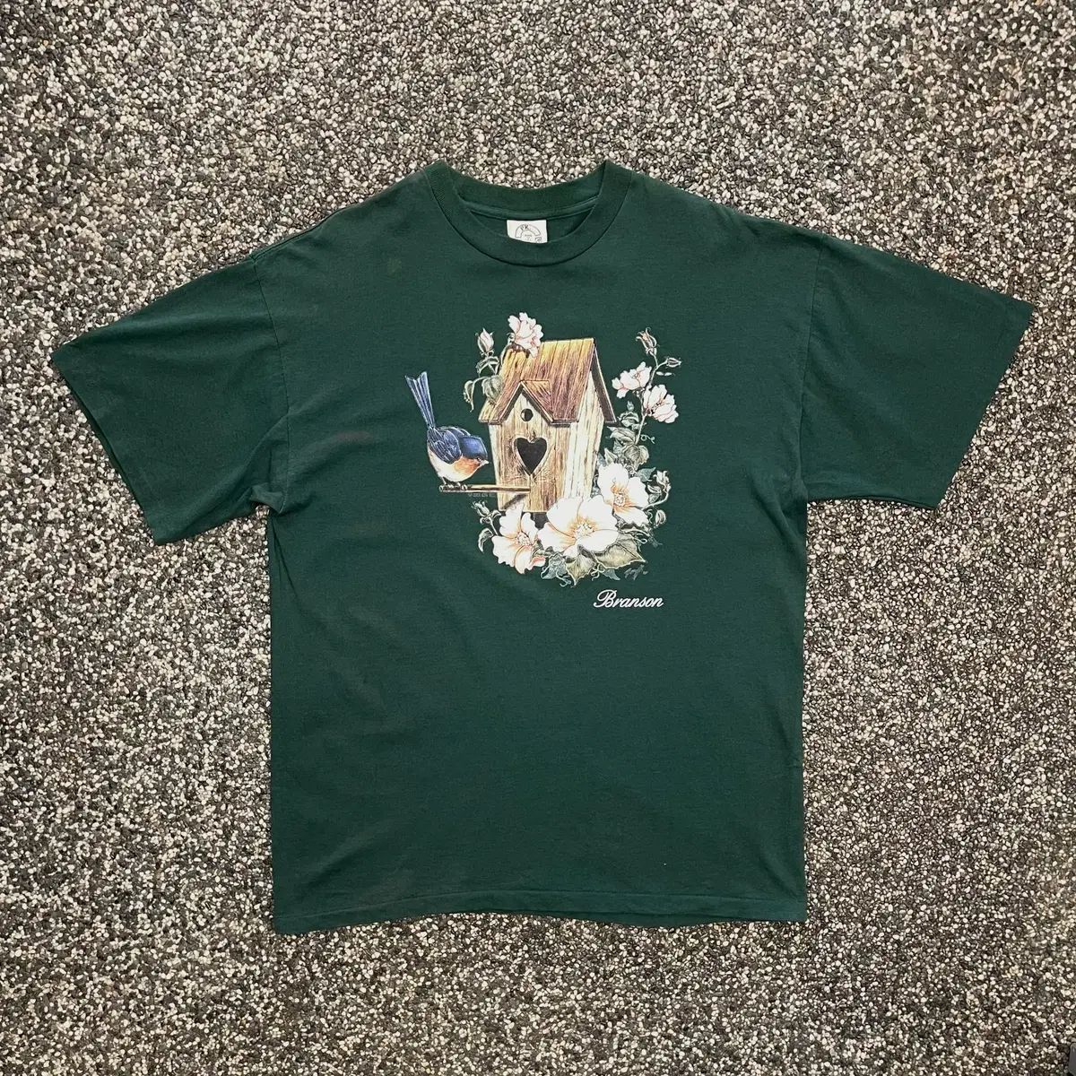 90s P K Clothing ヴィンテージ シングルステッチ 半袖 Tシャツ (XL)