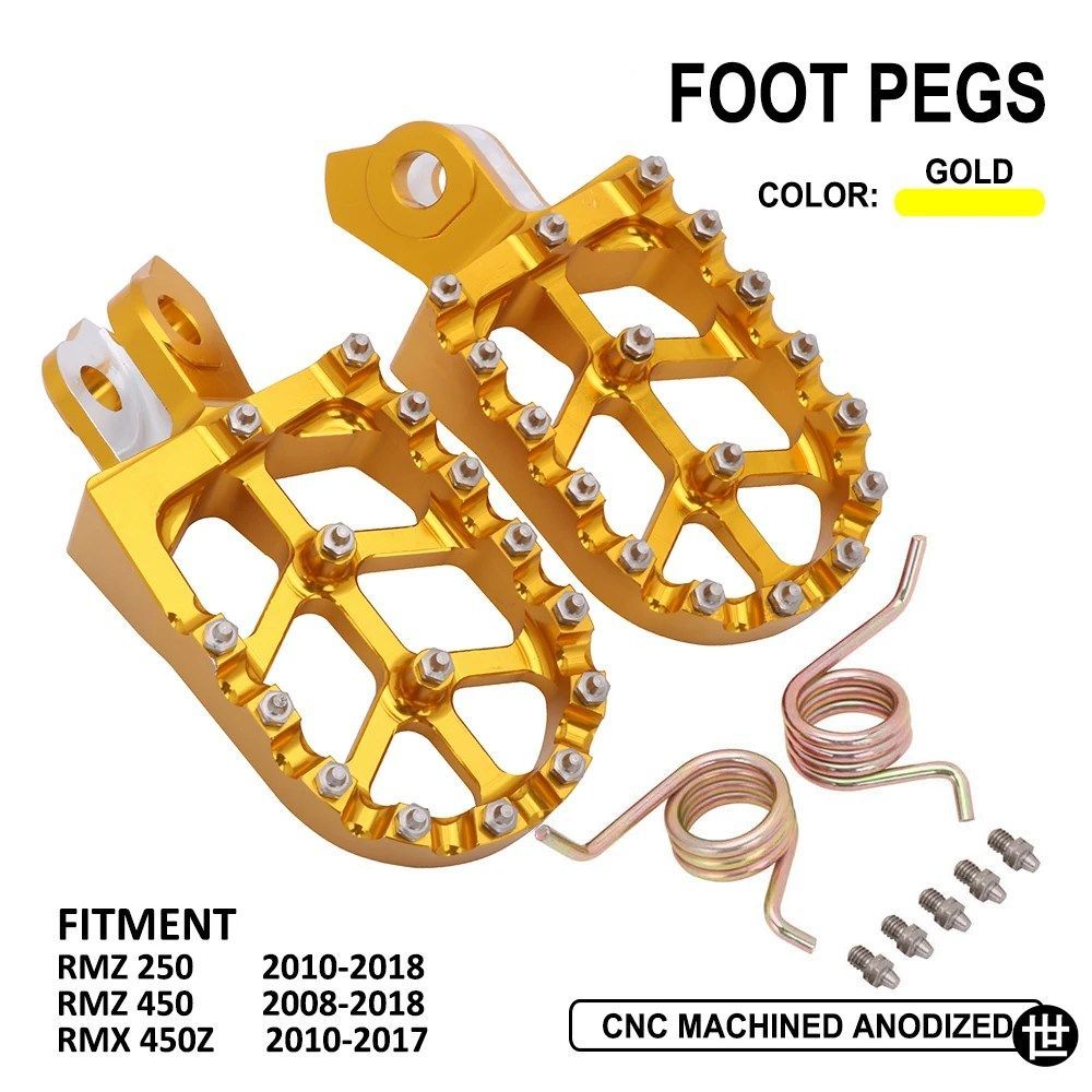 スズキ RMZ250 RMZ 250 2010-2019 用バイク フットペグフットペグレート