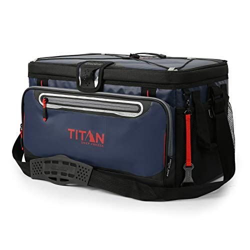 Titan クーラーバッグ 大容量 25L 48缶 ジッパーレス クーラーボックス 保冷バッグ ソフトクーラー 強力保冷 キャンプ BBQ 釣り アウトドア ピクニック 運動会 Deep Freezeas 6ed671fe