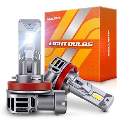 SEALIGHT h11 led ヘッドライト キャンセラー内蔵 ポン付け 30000LM 12V 爆光 6500Kホワイト h11フォグランプ ハイビーム用 1：1サイズ 多重放熱 ファン付 車検対応 車用ledライト 長寿命 取付簡単 2 41bd6007