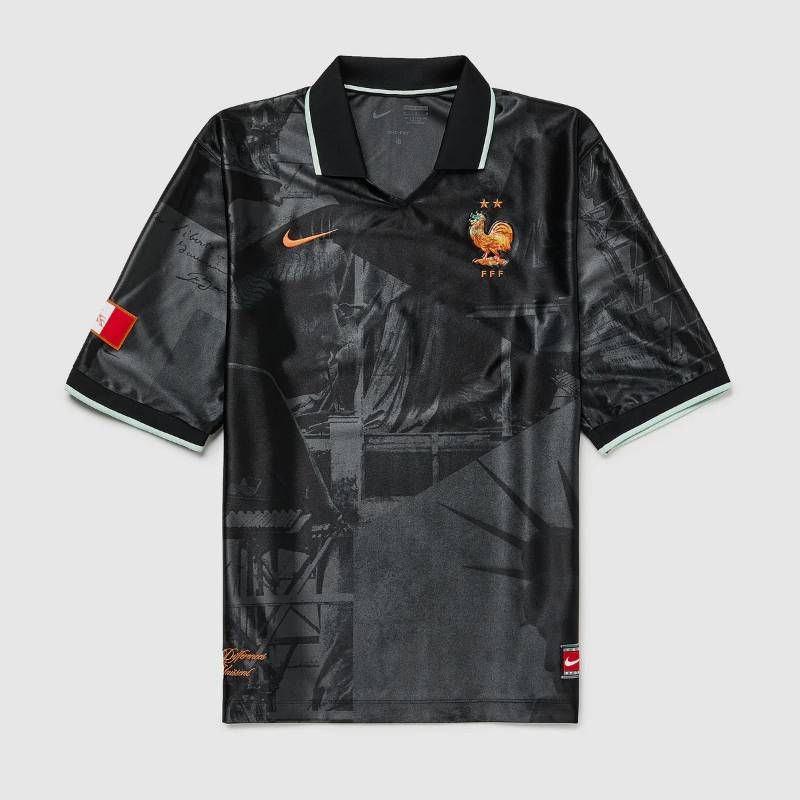 【送料無料・匿名配送】Nike ナイキ フランス代表 2026 公式 Dri-FIT エナジー トップ 炭黒 ミント ジャージ シャツ 復刻 新品 正規品