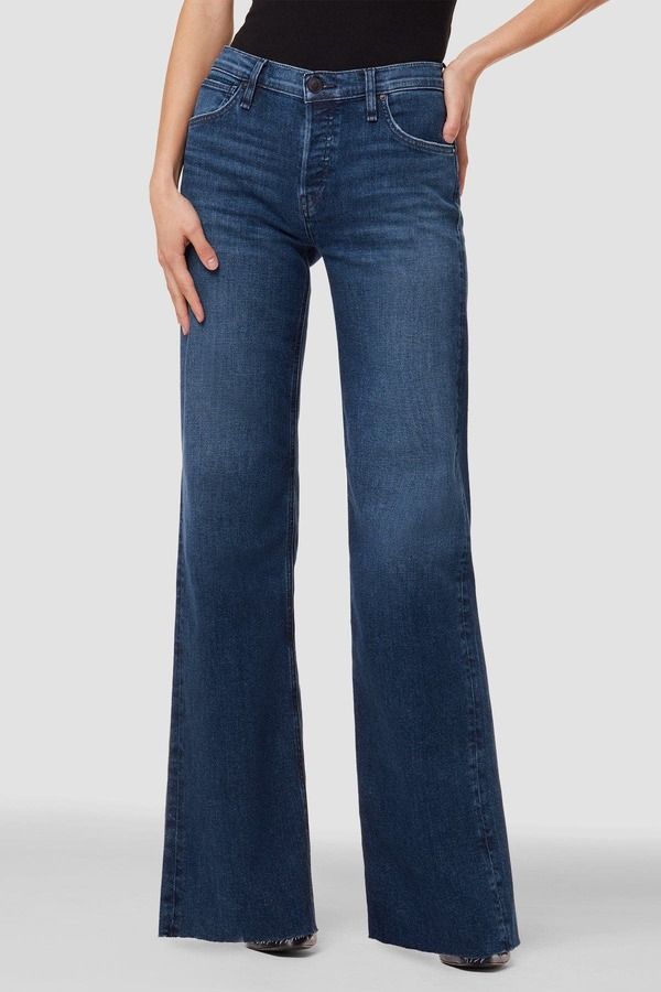 ハドソンジーンズ レディース ボトムス レギンス ワイドレッグ Hudson Jeans Rosie High Rise Wide Leg Dover