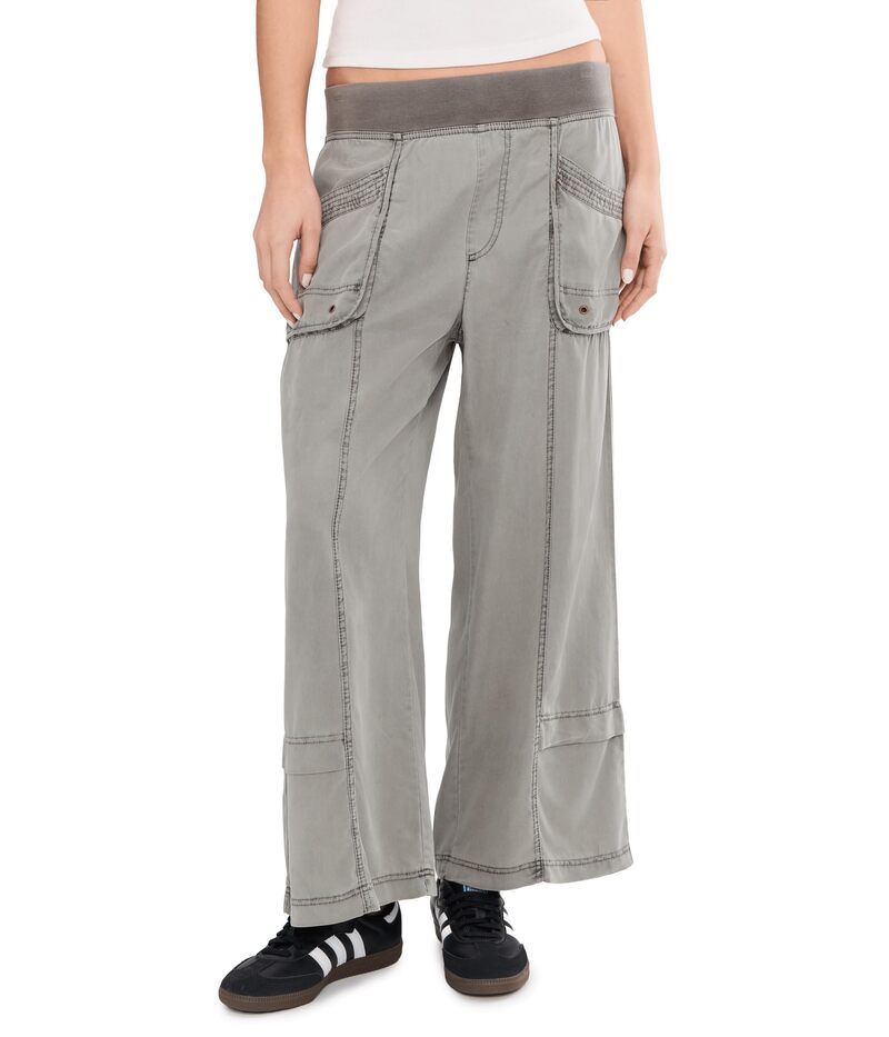 エックスシーブイアイ レディース ボトムス カジュアルパンツ XCVI Mallis Gaucho Magnetic Grey グレー