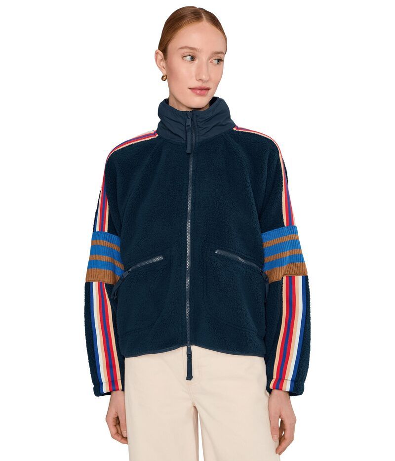 フリーピープル レディース アウター コート ロゴ FP Movement Mountain High Sporty Logo Midnight Navy Combo ネイビー
