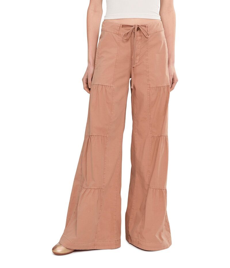 エックスシーブイアイ レディース ボトムス カジュアルパンツ ワイドレッグ XCVI Terraced Wide Leg Pants Burnished Caramel
