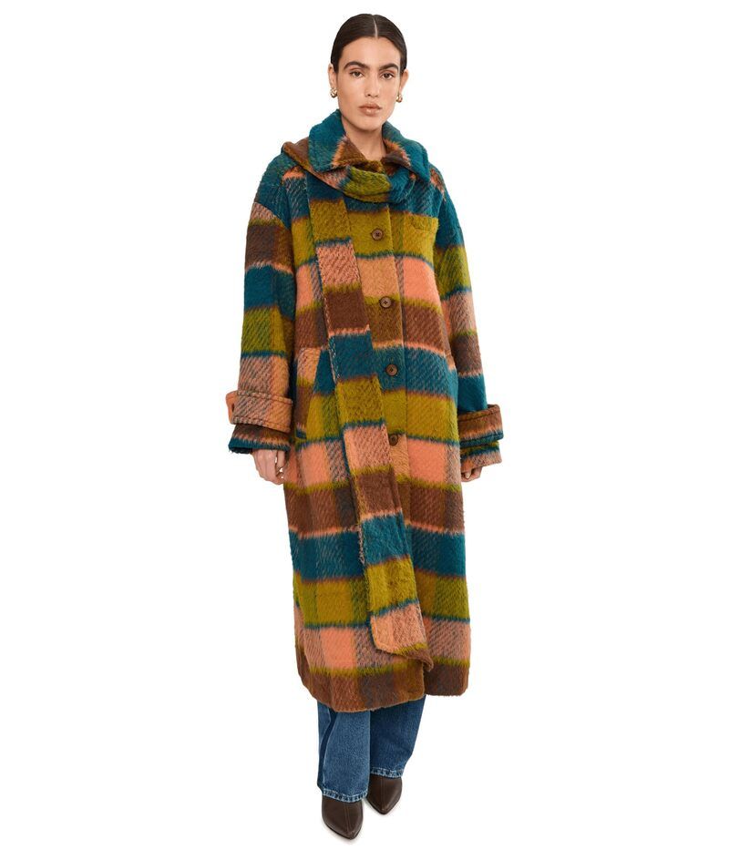 フリーピープル レディース アウター コート ウール Free People Dalton Wool Coral コーラル