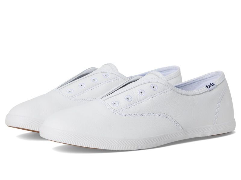 ケッズ レディース シューズ スニーカー Keds Chillax Slip On White Leather ホワイト
