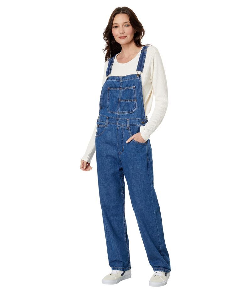 フリーピープル レディース トップス ジャンプスーツ オーバーオール デニム Free People We The Free Ziggy Denim Overallsapphire Blue ブルー