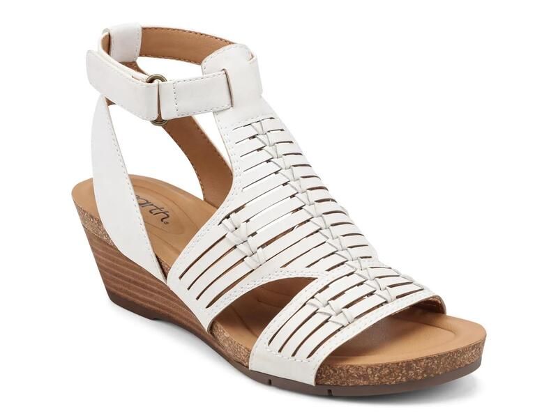 アースオリジン レディース シューズ サンダル Earth OriginsHarlea Wedge Sandal Ivory アイボリー