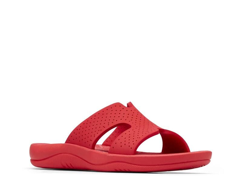 クラークス レディース シューズ サンダル ClarksCloudsteppersunmaze Bali Sandal Red レッド