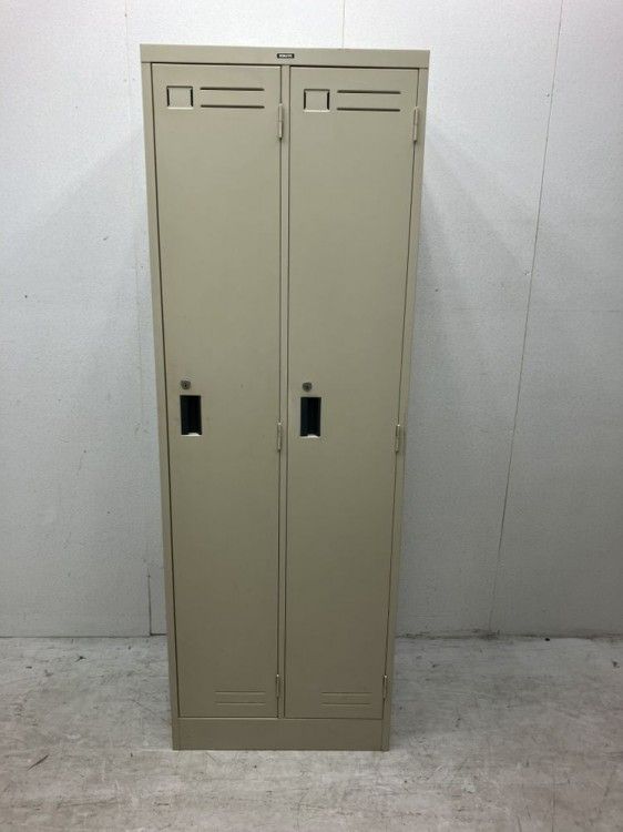 【中古品】コクヨ 2人用ロッカー LK-2C AY グレー