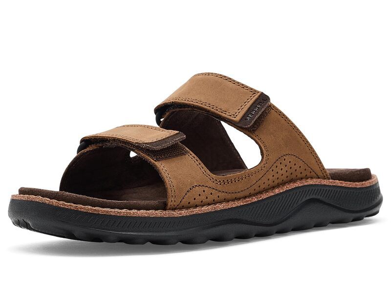 メレル メンズ シューズ サンダル レザー Merrell Cove Leather Slide Coffee コーヒー