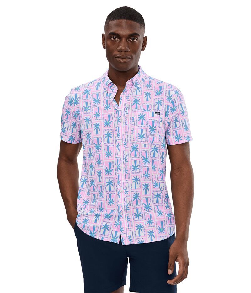チャビーズ メンズ トップス シャツ Chubbies The Miami Mosaic Performance Friday Shirt Optic Whitepat ホワイト