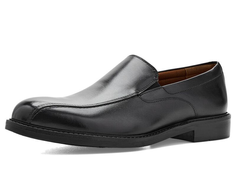 ジョンストンアンドマーフィー メンズ シューズ スリッポン・ローファー Johnston Murphy Irving Runoff SlipOn Black Full Grai ブラック