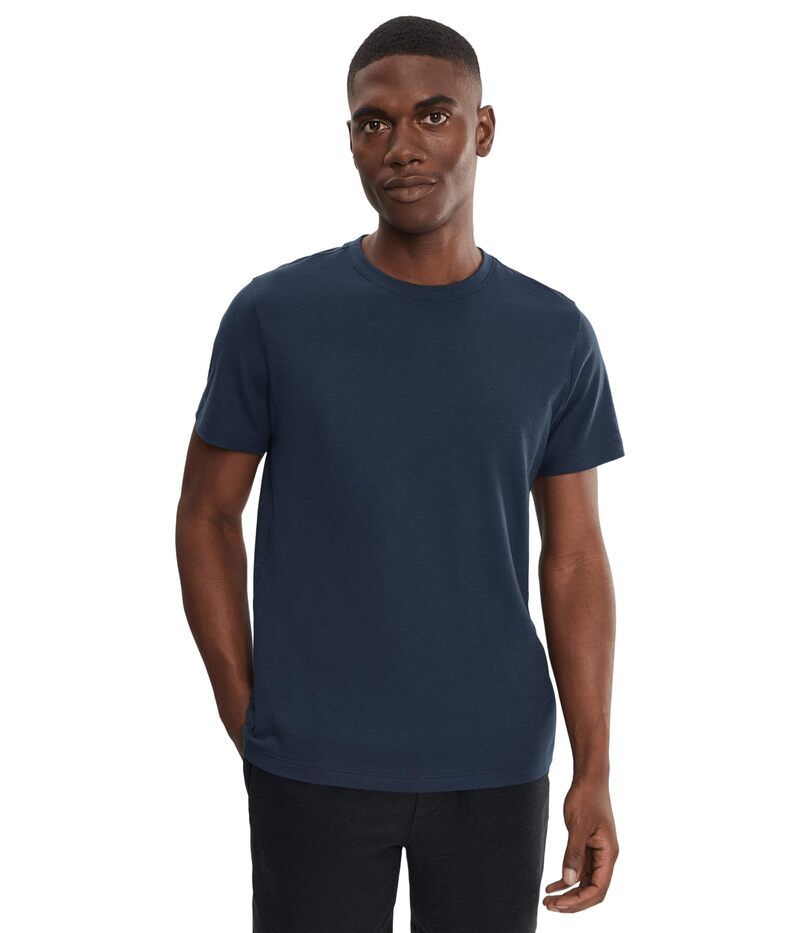 スマートウール メンズ トップス シャツ Smartwool Perfect Crew Short Sleeve Tee Deep Navy ネイビー