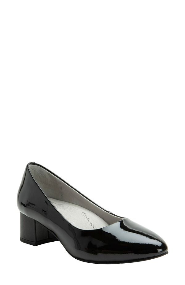 アレグリア レディース シューズ ヒール Alegria by PG Lite Lisah Almond Toe Pump Black Patent ブラック