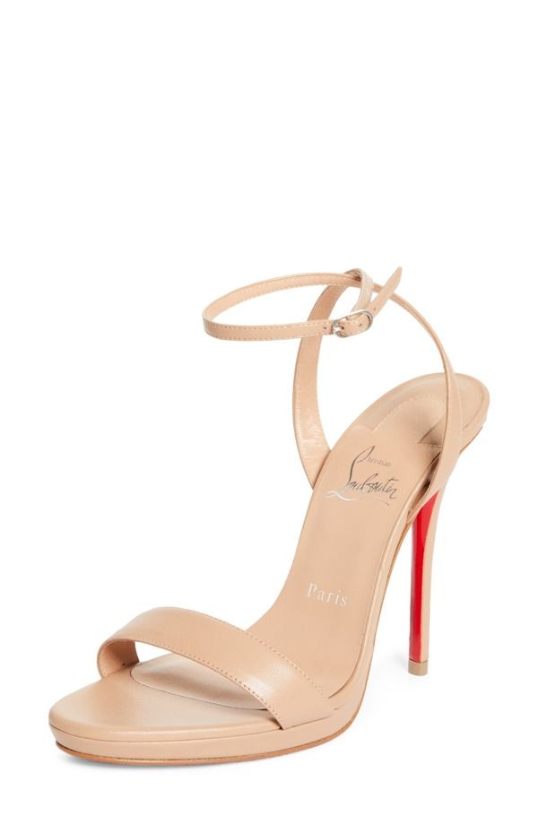クリスチャン・ルブタン レディース シューズ サンダル Christian Louboutin Miss Z Queen Sandal Blush Lin Blush ブラッシュ