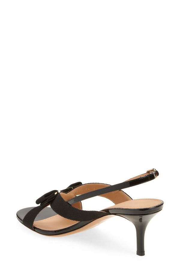 フェラガモ レディース シューズ サンダル FERRAGAMO Rima Vara Bow Slingback Sandal Nero Biscotto