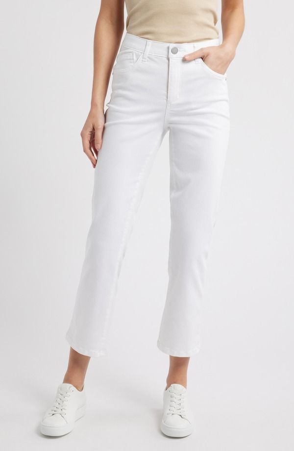 ウィットウィズダム レディース ボトムス デニムパンツ ブーツカット ハイウエスト アンクル ブーツ ジーンズ Wit Wisdom Bennett High Waist Ankle Barely B