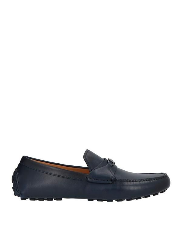 フェラガモ メンズ シューズ スリッポン・ローファー FERRAGAMO モカシン Midnight Blue ブルー