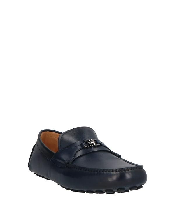 フェラガモ メンズ シューズ スリッポン・ローファー FERRAGAMO モカシン Midnight Blue ブルー