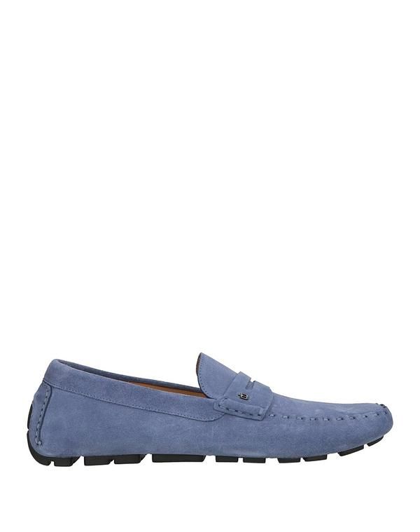 ボールディーニ メンズ シューズ スリッポン・ローファー BALDININI モカシン Blue Gray グレー