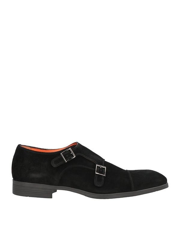 サントーニ メンズ シューズ スリッポン・ローファー SANTONI モカシン Black ブラック