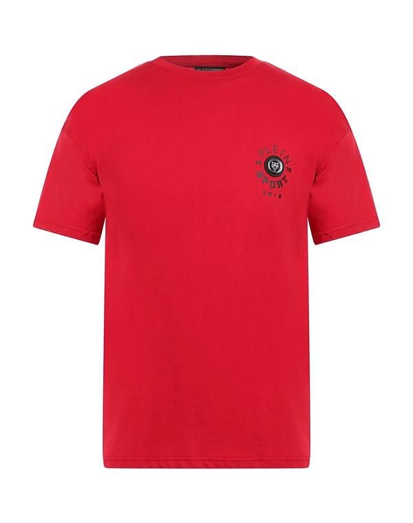 プレイン スポーツ メンズ トップス Tシャツ PLEIN SPORT Ｔシャツ Red レッド