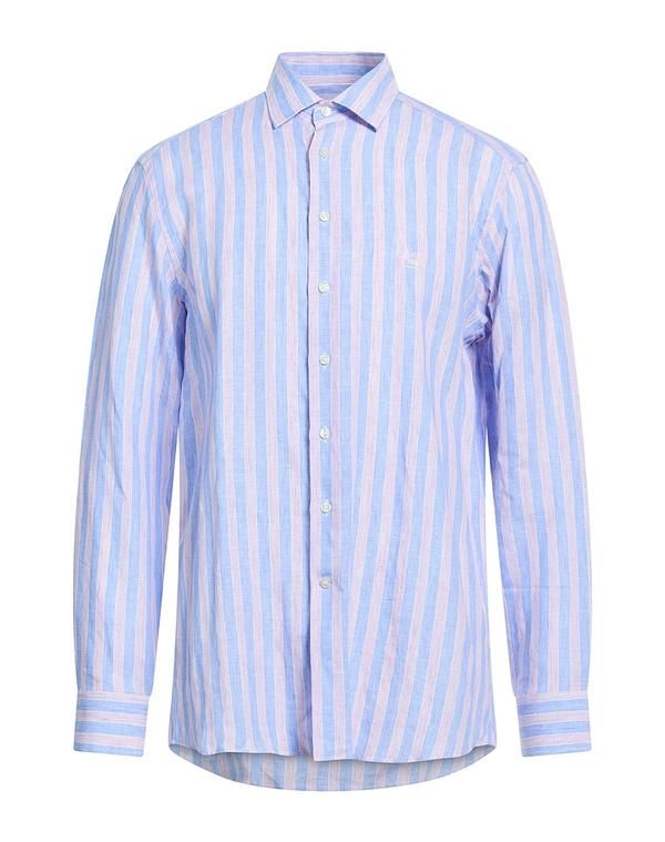 エトロ メンズ トップス シャツ ETRO リネンシャツ Sky Blue ブルー