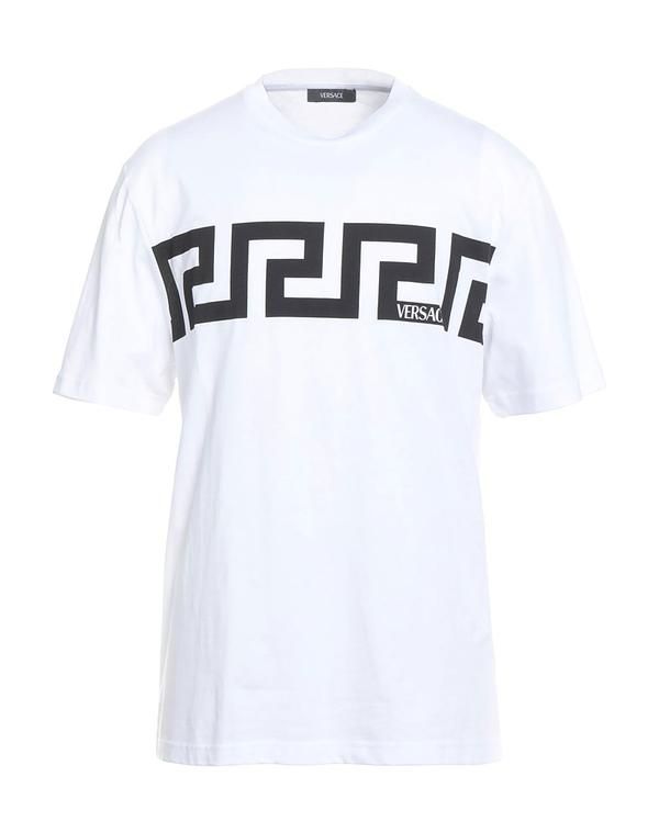 ヴェルサーチ メンズ トップス Tシャツ VERSACE Ｔシャツ White ホワイト