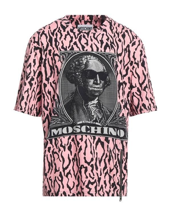 モスキーノ メンズ トップス Tシャツ MOSCHINO Ｔシャツ Pink ピンク