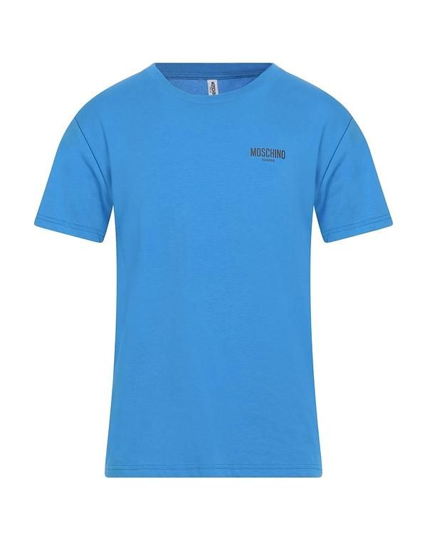 モスキーノ メンズ トップス Tシャツ MOSCHINO ベーシック Tシャツ Azure Blue ブルー