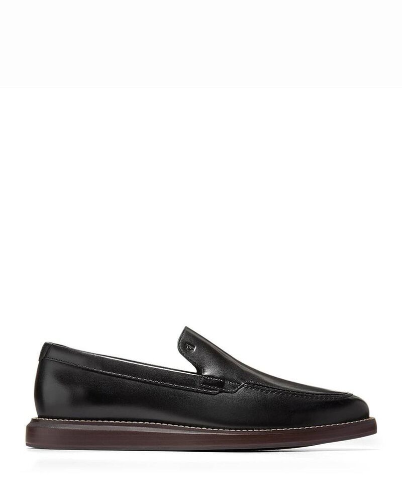 コールハーン メンズ シューズ スリッポン・ローファー レザー Cole Haan Mens riginalGrand Horizon Leather Loafers Black Dark ブラック