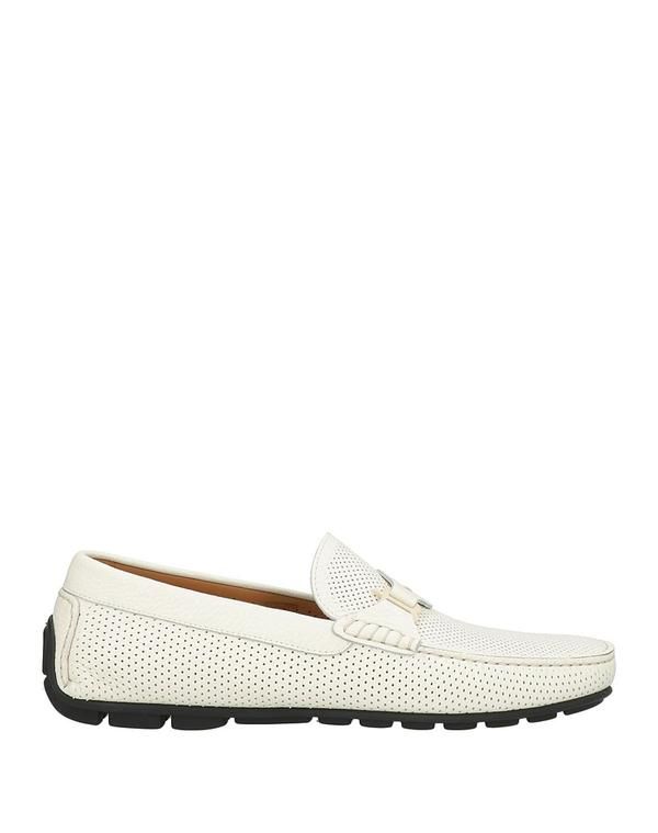 ボールディーニ メンズ シューズ スリッポン・ローファー BALDININI モカシン Off White オフホワイト