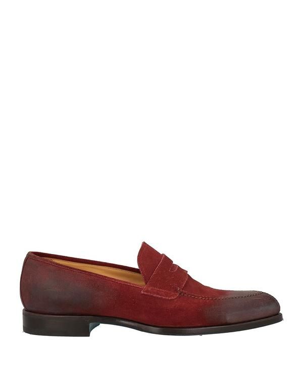 ストール・マンテラッシ メンズ シューズ スリッポン・ローファー SUTOR MANTELLASSI モカシン Bordeaux