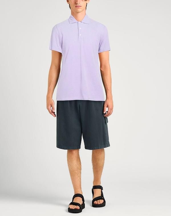 イザイア メンズ トップス ポロシャツ ISAIA ポロシャツ Lilac ライラック