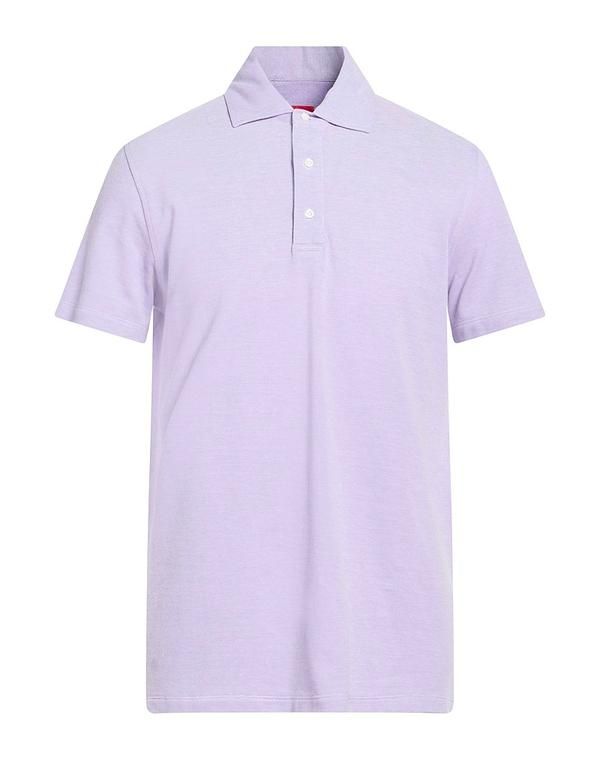 イザイア メンズ トップス ポロシャツ ISAIA ポロシャツ Lilac ライラック