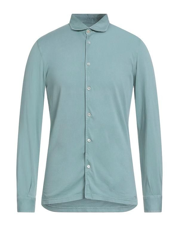 フェデーリ メンズ トップス シャツ FEDELI 無地シャツ Sage Green グリーン