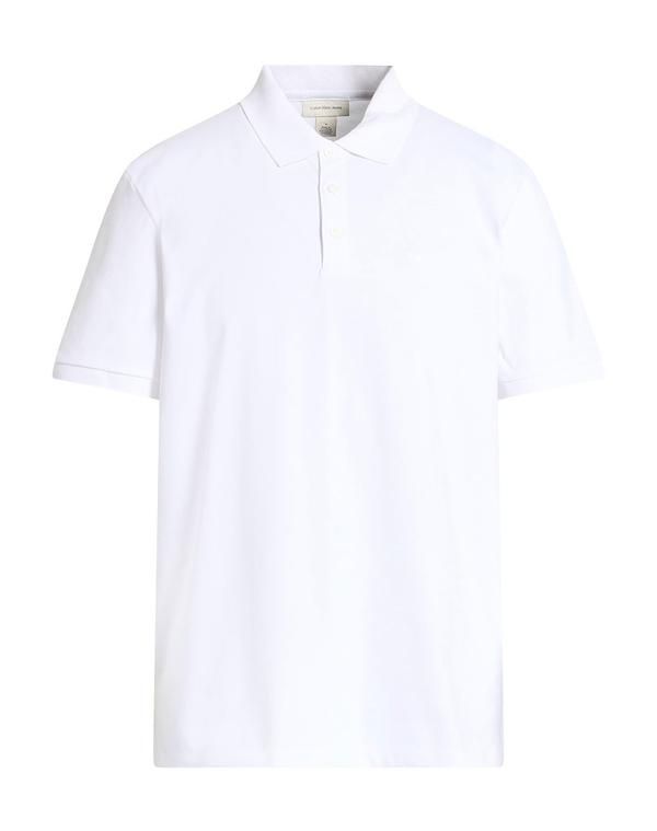 カルバンクライン メンズ トップス ポロシャツ CALVIN KLEIN JEANS ポロシャツ White ホワイト