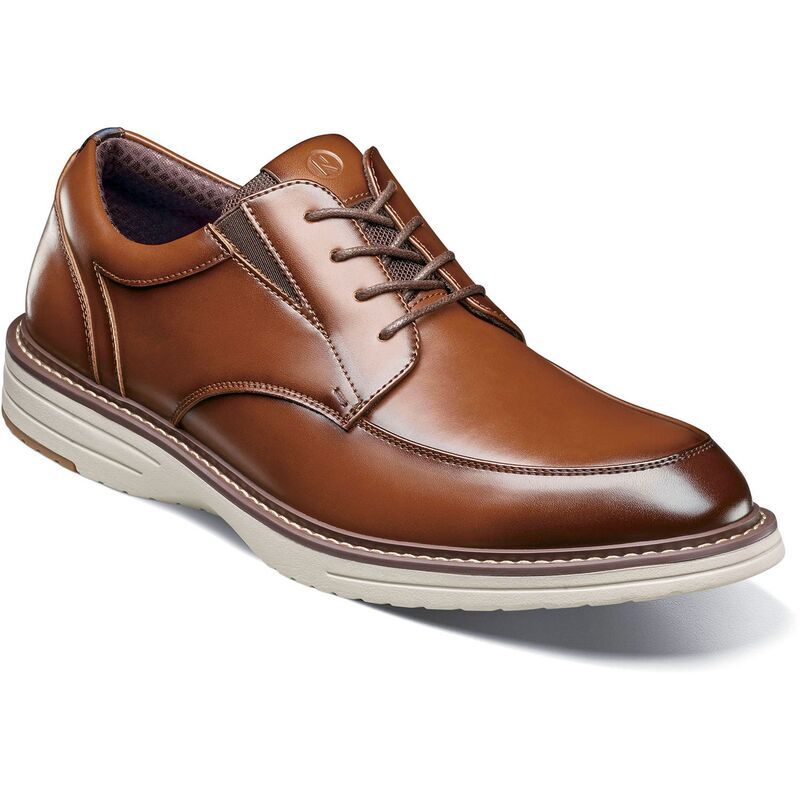 ノンブッシュ レディース シューズ オックスフォード レース Nunn Bush Gates Moc Toe Oxford Mens LaceUp Shoes Cognac Multi マルチカラー