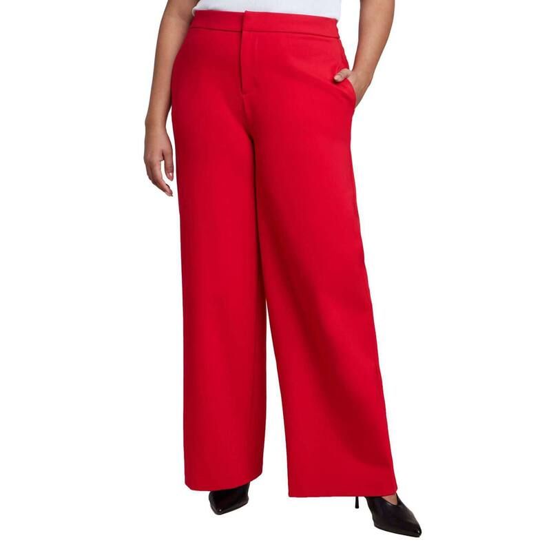 エロクイ レディース ボトムス カジュアルパンツ ワイドレッグ プラスサイズ ELOQUII Womens Plusize The Ultimate Stretch Wide Leg Pant Bar