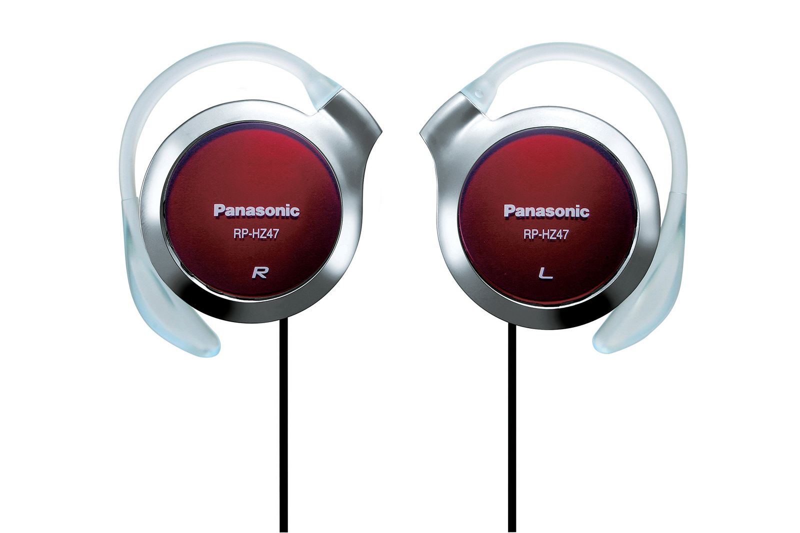 Panasonic RP-HZ47-R Clip Headphones Red