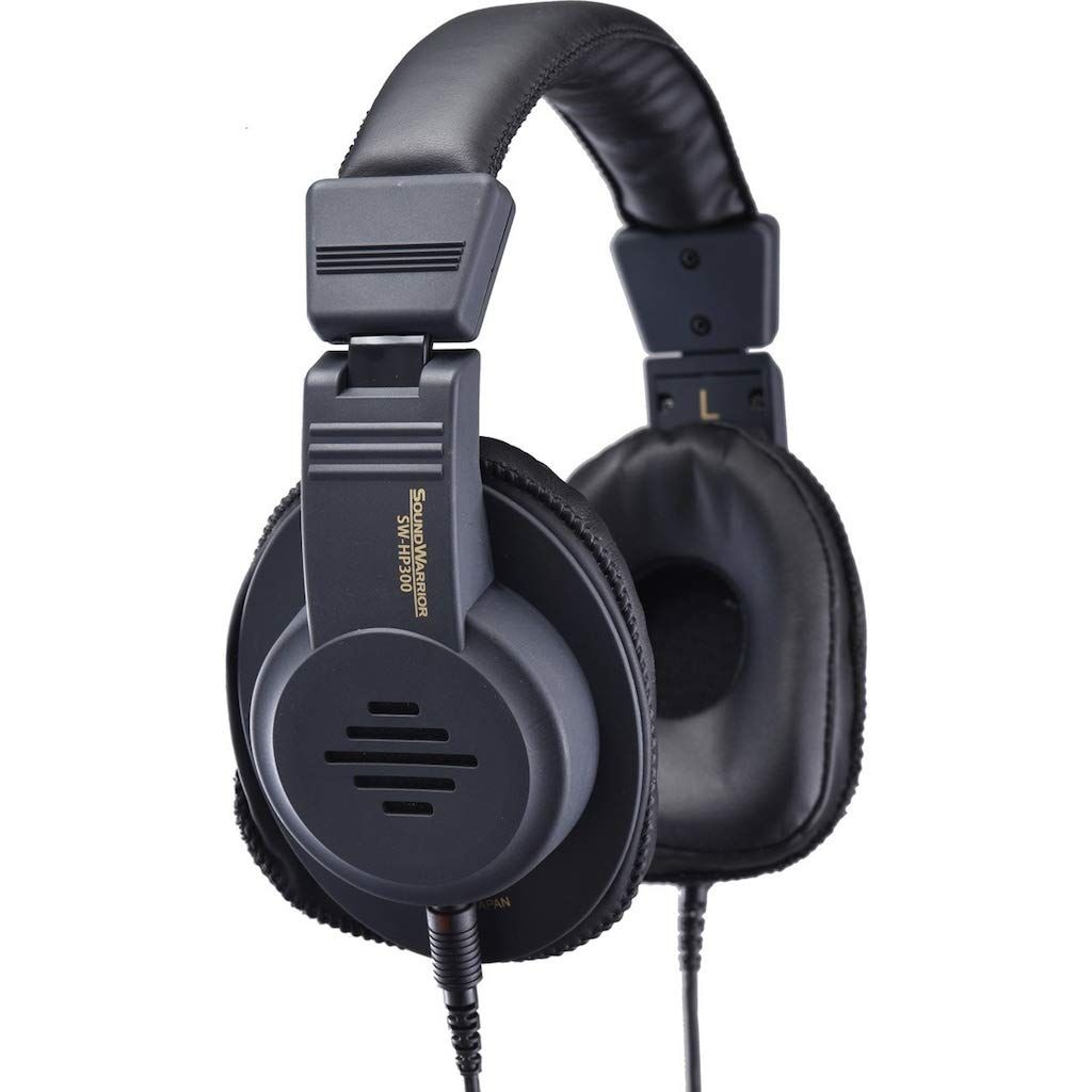 SOUNDWARRIOR SOUND WARRIOR SW-HP300 セミオープン型 モニター オーバーイヤー ヘッドホン