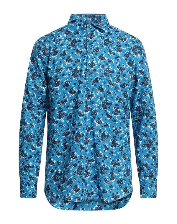 グレイ ダニエレ アレッサンドリー二 メンズ トップス シャツ GREY DANIELE ALESSANDRINI Azure Blue ブルー