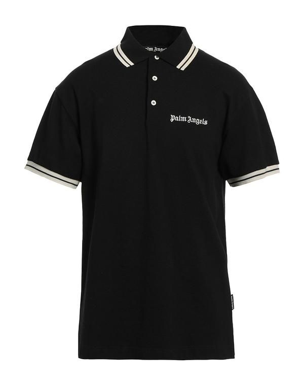 パーム・エンジェルス メンズ トップス ポロシャツ PALM ANGELS Black ブラック