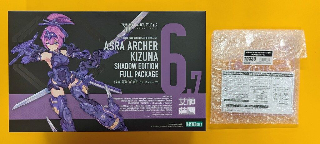 コトブキヤ メガミデバイス 朱羅 弓兵 絆 影衣 フルパッケージ コトブキヤショップ限定特典付
