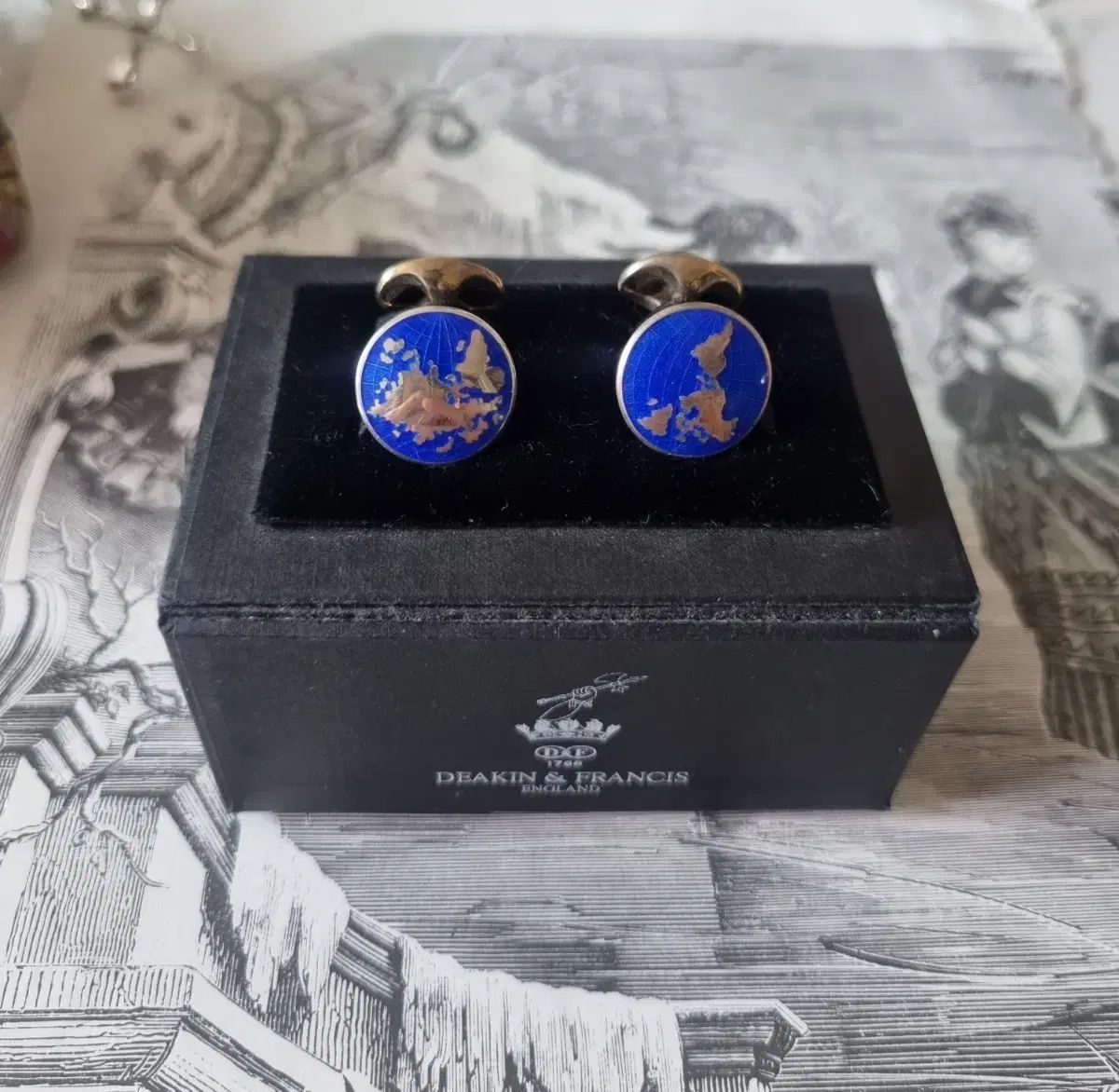 英国ブランド DEAKIN&FRANCIS スターリングシルバーカフスリンク